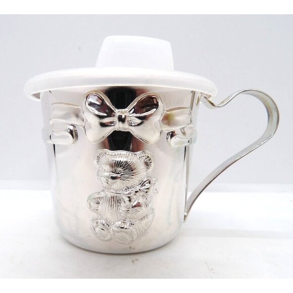 Vtg. Avon Heirloom Collection Baby's First Cup Silver Plated NOS - Picture 2 of 6